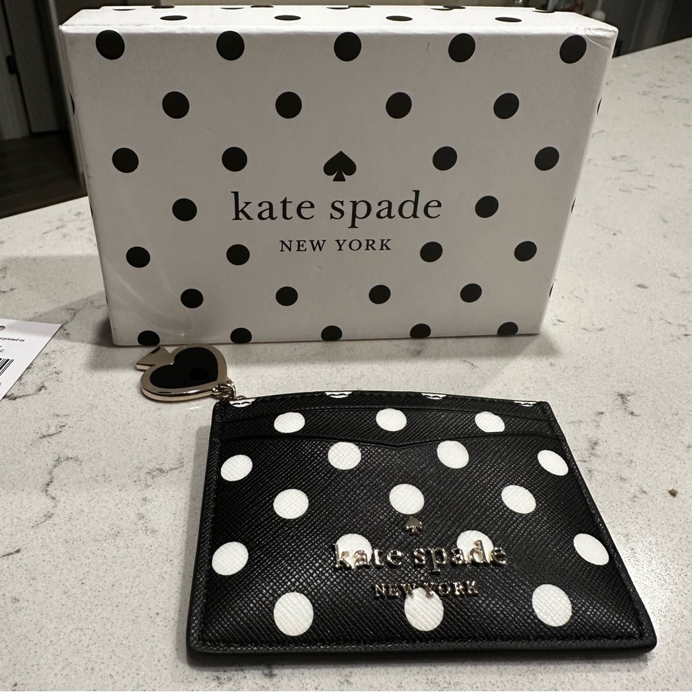 Kate Spade Keychain Polka Dot Wallet